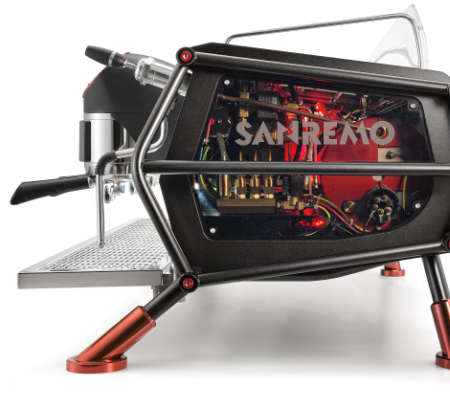 Local Koffie SanRemo Cafe Racer Zijkant