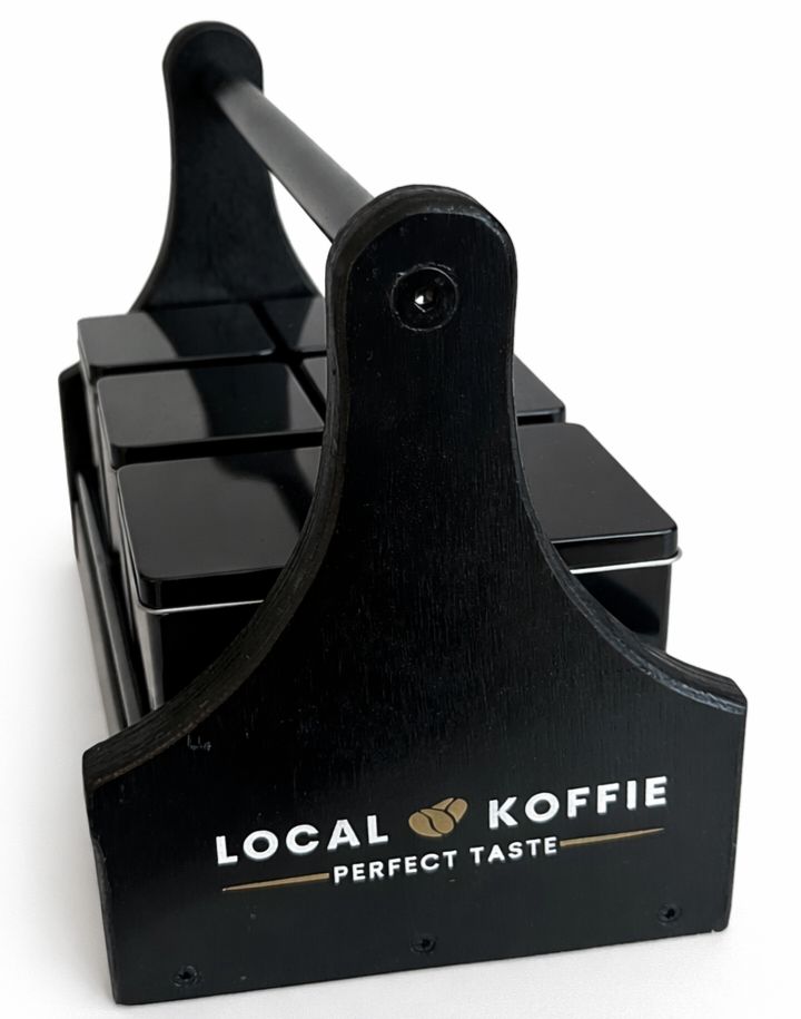 Local Koffie Theedrager Zwart